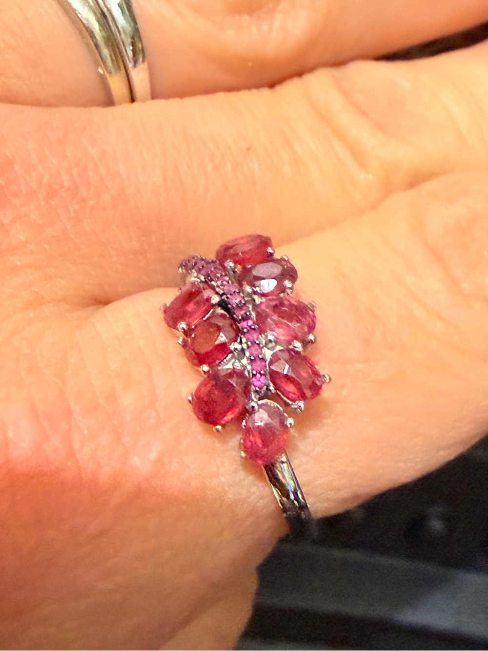 New 925 Sterling Silver Ruby ring size 9 - Picture 6 of 16